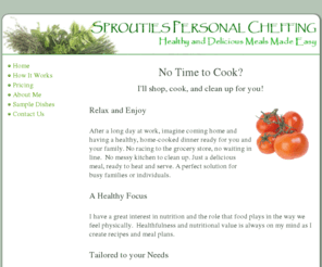 sproutiescheffing.com: Sprouties Cheffing
Sprouties Personal Cheffing - delicious, healthy food