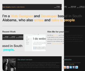 taylordaughtry.com: South Alabama Web Designer and Developer | Taylor Daughtry
