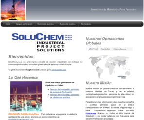 soluchem.info: SoluChem - Soluciones tcnicas para proyectos Industriales
SoluChem, LLC es una empresa privada de servicios industriales con enfoque en suministros industriales, consultara y mercadeo de servicios a nivel mundial.