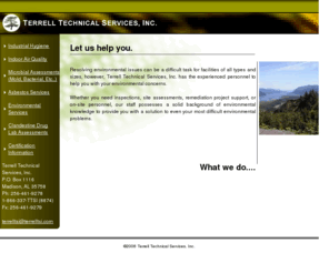 terrelltsi.com: Welcome to Terrell Technical Services, Inc.
