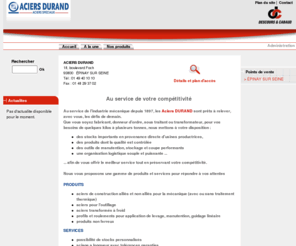 aciers-durand.com: en construction
