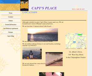 captsplace.com: Location
CAPT'S PLACE ACCOMODATIONS