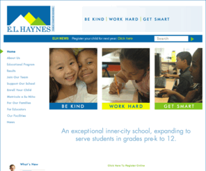 elhaynes.org: E.L. Haynes Public Charter School
E.L. Haynes is an exceptional public charter school in Washington, DC, expanding to serve students in grades Pre-K to 12.