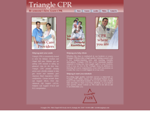 trianglecpr.com: Triangle CPR
Quality education for health-care providers and individuals, Triangle CPR
 offers CPR, first aid, ACLS, BLS, and PALS to Raleigh, Durham, Chapel Hill and the greater Triangle region.