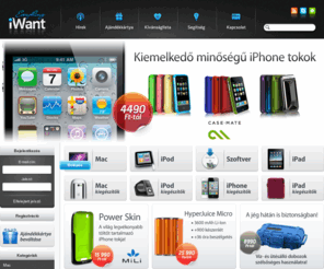 iwant.hu: Everything iWant
Mi szeretjük a Mac-et... és a minőséget is… olyan kiegészítőket válogattunk az Apple kínálatunk mellé, amire mi is büszkék vagyunk, amit mi is használunk és amit jószívvel ajánlunk Neked is! Nézz be hozzánk!