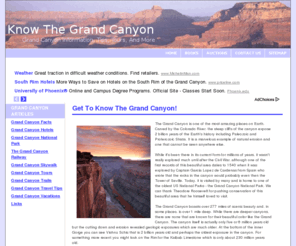 knowthegrandcanyon.com: Know The Grand Canyon | Grand Canyon
Grand Canyon Travel Tips