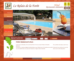 relaisdelaforet.com: Hôtel le Relais de la Forêt -  Hotel La Rochelle Charente Maritime - Hotel Marais Poitevin - Le Relais de la Forêt
Le relais de la forêt à Benon, hotel proche La Rochelle et du marais Poitevin, vous accueillent dans l'une de ses 30 chambres en Charente Maritime