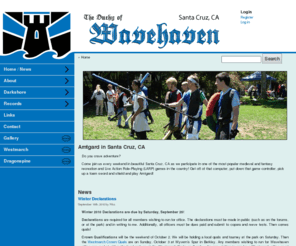 wavehaven.net: Amtgard, Duchy of Wavehaven, Amtgard Boffer LARP in Santa Cruz
