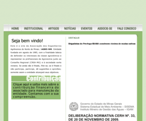 agronm.org: Associação dos Engenheiros Agrônomos do Norte de Minas / AGRO - NM
