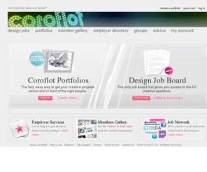 coroflot.com: Coroflot - Design Jobs & Portfolios
An employment community for designers: Make an online portfolio to promote your work. Browse portfolios or post design jobs.