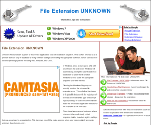 fileextensionunknown.net: File Extension UNKNOWN
