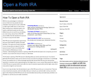 openarothira.net: Open a Roth IRA
Guide on how to open a Roth IRA account.