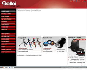 rcp-technik.net: Rollei HOME - Rollei Home digital cameras   :: www.rollei.de :: Digitalkameras Camcorder Digitale Bilderrahmen DiaFilm Scanner Zubehör
Rollei HOME,Rollei Home digital cameras,Herstellerwebsite für Rollei Digitalkameras, Rollei Camcorder, Digitale Bilderrahmen, Rollei Dia-Film Scanner, Zubehör und Downloads für Updates und Firmware. Rollei. Home