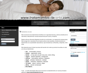 tratamientosalacarta.com: Tratamientos a la carta
