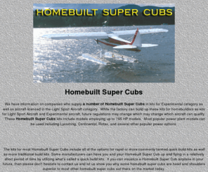 homebuiltsupercubs.com: Homebuilt Super Cubs
Homebuilt Super Cubs