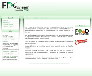 fixconsult.com: Fix Consult
Fix Consult SRL consultanta in achizitii, marketing, achizitii publice si resurse umane.