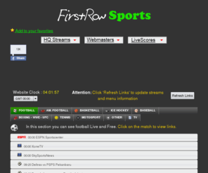P2p4u Net First Row Free Live Sports