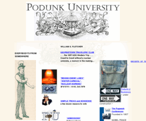 podunk.com: Podunk Univeristy - America's Oldest University
