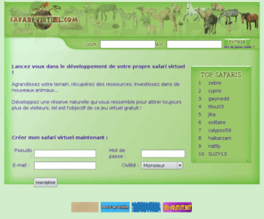safari-virtuel.com: Safari virtuel - Construisez votre safari virtuel ! Jeu de simulation gratuit
