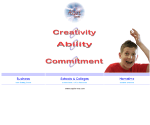 aspire-ma.com: Gifted and Talented Thinkers
Exceptional Provision for Gifted and Talented Thinkers in Business, Education and the Home