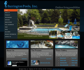 barrington-pools.com: Barrington Pools |
Leading custom, luxury, pool and spa builder in Chicago & Northern Illinois. We build, design, and provide pool services to residential and commercial customers.