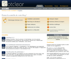 dotclear.net: Bienvenue › Dotclear › Prenez le contrôle de votre blog
Prenez le contrôle de votre blog