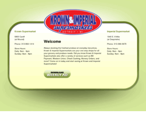 imperialkrownmarkets.com: Krown & Imperial Supermarkets | Detroit, MI
