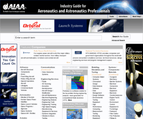 industryguideforaeronauticsandastronauticsprofessionals.com: AIAA Industry Guide for Aeronautics and Astronautics Professionals
AIAA Industry Guide for Aeronautics and Astronautics Professionals - The Industry Guide for Aeronautics and Astronautics Professionals is the database dedicated to aerospace engineers, helping them find the products & services they need.