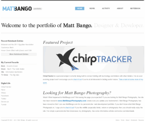 mattbango.com: The Portfolio of Matt Bango | MattBango.com
Visit mattbango.com to see the web design portfolio of Matt Bango.