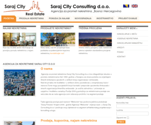 sarajcity.com: AGENCIJA ZA NEKRETNINE SARAJ CITY D.O.O
AGENCIJA ZA PROMET NEKRETNINA SARAJEVO,NEKRETNINE BOSNA I HERCEGOVINA , prodaja nekretnina,novogradnja,najam nekretnina, kuće, stanovi, parcele, poslovni prostori, hale-VAS IZBOR U OBLASTI PROMETA NEKRETNINA