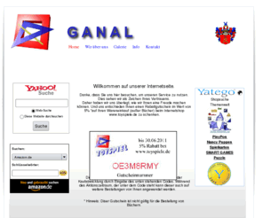 toyspiele.net: Home
Internetseite von Ganal dem Portal für alles spielt, spielalmanach und toyspiel