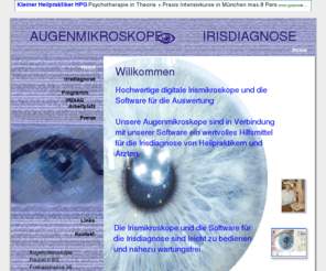 augenmikroskope.com: Augenmikroskop Raupach BV A
Augendiagnose mit Irismikroskop und Software.