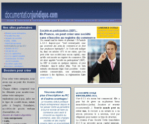 documentationjuridique.com: Documentation juridique,sci, statuts sci, auto-entrepreneur, sarl, 28eme annee
informations et documentation pratiques sur les entreprise 28ème année d'expérience, SARL/EURL avec 1 euro de capital, auto entrepreneur,statuts de société. Mise a jour toutes les semaines