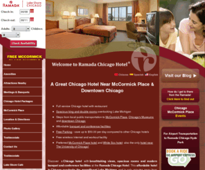 bwchicagohydepark.com: Chicago Hotel, Chicago Hotels - Ramada Chicago Hotel Downtown Chicago, IL
Ramada Chicago Hotel is an affordable hotel, located 10 minutes from downtown Chicago, this Chicago hotel overlooks Lake Michigan, and is close to Chicago public transportation. This Chicago Hotel is a great alternative to other Chicago hotels.