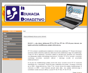 it-edukacja.net: it-Edukacja - Start
it-Edukacja, szkolenia informatyczne, ECDL, ECCC