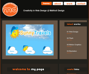 mathiolidesign.com: Mathioli-Design
Online portfolio of Vanaja Siva, Web Developer