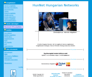 hunnet.hu: HunNet Internet
Internet-alapú szolgálatások