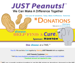 justpeanuts.org: JUST Peanuts!© We Can Make A Difference Together
JUST Peanuts!© We Can Make A Difference Together. JUST Peanuts! commitment to REACHING people, RAISING support and the AWARENESS of multiple sclerosis.