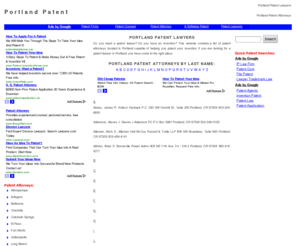 portlandpatent.com: Portland Patent Lawyers | Portland Patent Attorneys
Portland Patent Lawyers, Portland Patent Attorneys