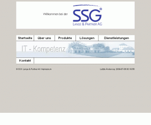 ssg.de: SSG - System und Service Gesellschaft Lange & Partner AG
