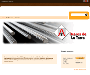 acerosdelatorre.com: inicio - ACEROS DE LA TORRE
