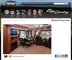 bigcountry-heartlandrvs.com: Heartland Luxury Fifth Wheels | Heartland RVs
Heartland delivers more of what you are looking for in a Luxury fifth wheel. Whether you are a full timer or the seasonal traveler you will appreciate t