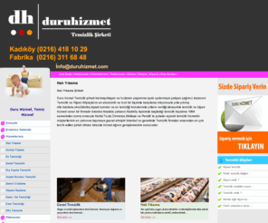 duruhizmet.com: Duru hizmet: Temizlik ve halı yıkama firmanız, size en iyi temizlik hizmetini sunar
Temizlik, Halı yıkama, temizlik firması, temizlik firmaları, temizlik şirketi, temizlik şirketleri, tekne , yat temizliği , genel temizlik, villa temizliği, ev temizliği ve tüm temizlik hizmetleri