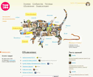 lionn.net: YouZoo - сайт о любимых питомцах. Собаки, кошки, рыбки, пауки, змеи и прочие питомцы.
