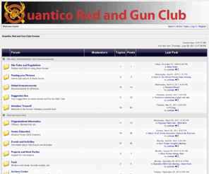 qrgc-forums.org: Quantico Rod and Gun Club Forums
A bulletin board system written in ASP.NET