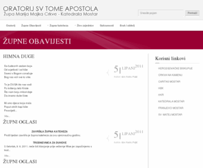 svtoma.com: ORATORIJE SV TOME APOSTOLA
Joomla! - the dynamic portal engine and content management system
