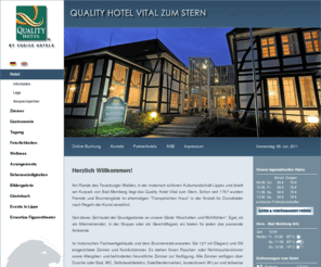 zum-stern.de: Quality Hotel Vital zum Stern in Horn-Bad Meinberg
Das Quality Hotel Vital zum Stern in Horn-Bad Meinberg 