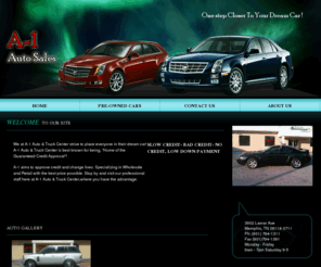 a1autosalesmemphis.com: A-1 Auto Sales
We at A-1 Auto & Truck Center strive to place everyone in their dream car! A-1 Auto & Truck Center is best known for being, Home of the Guaranteed Credit Approval 