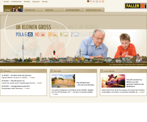 faller.de: FALLER - Home
FALLER - Wir bauen die Welt im Modell