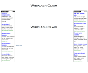 whiplashclaim.net: Whiplash Claim >  Home
Whiplash Claim